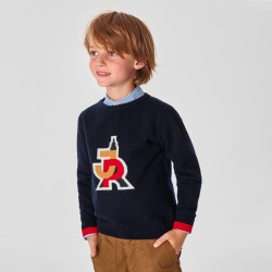 Sweter z kaszmirem dla chłopca