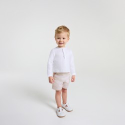 Szorty dla chłopca lniane